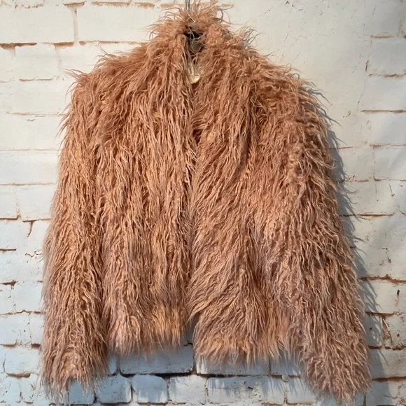 California Moonrise Shaggy Faux Fur Jacket XL EUC - Picture 2 of 4